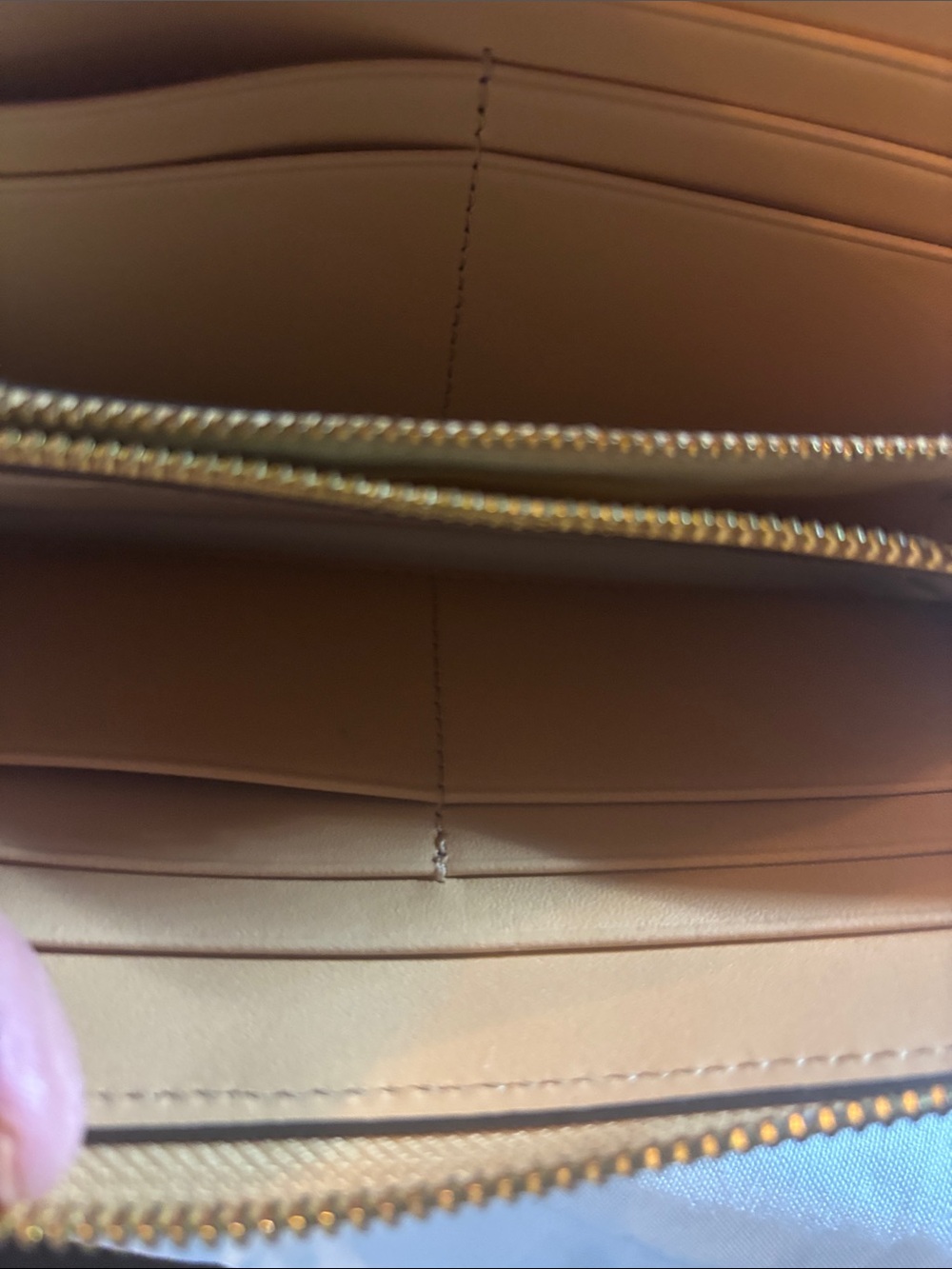 Tory Burch Multicolor Striped Leather Zip Wallet - Picture 15 of 17